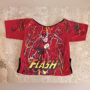 FLASH Cropped Upcycled Tee